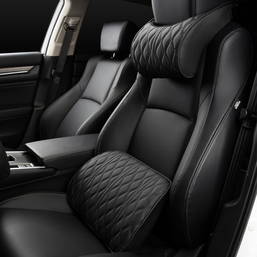 ShaFar Memory Foam Car Neck & Lumbar Support Set – Pain Relief & Comfort for Long Drives