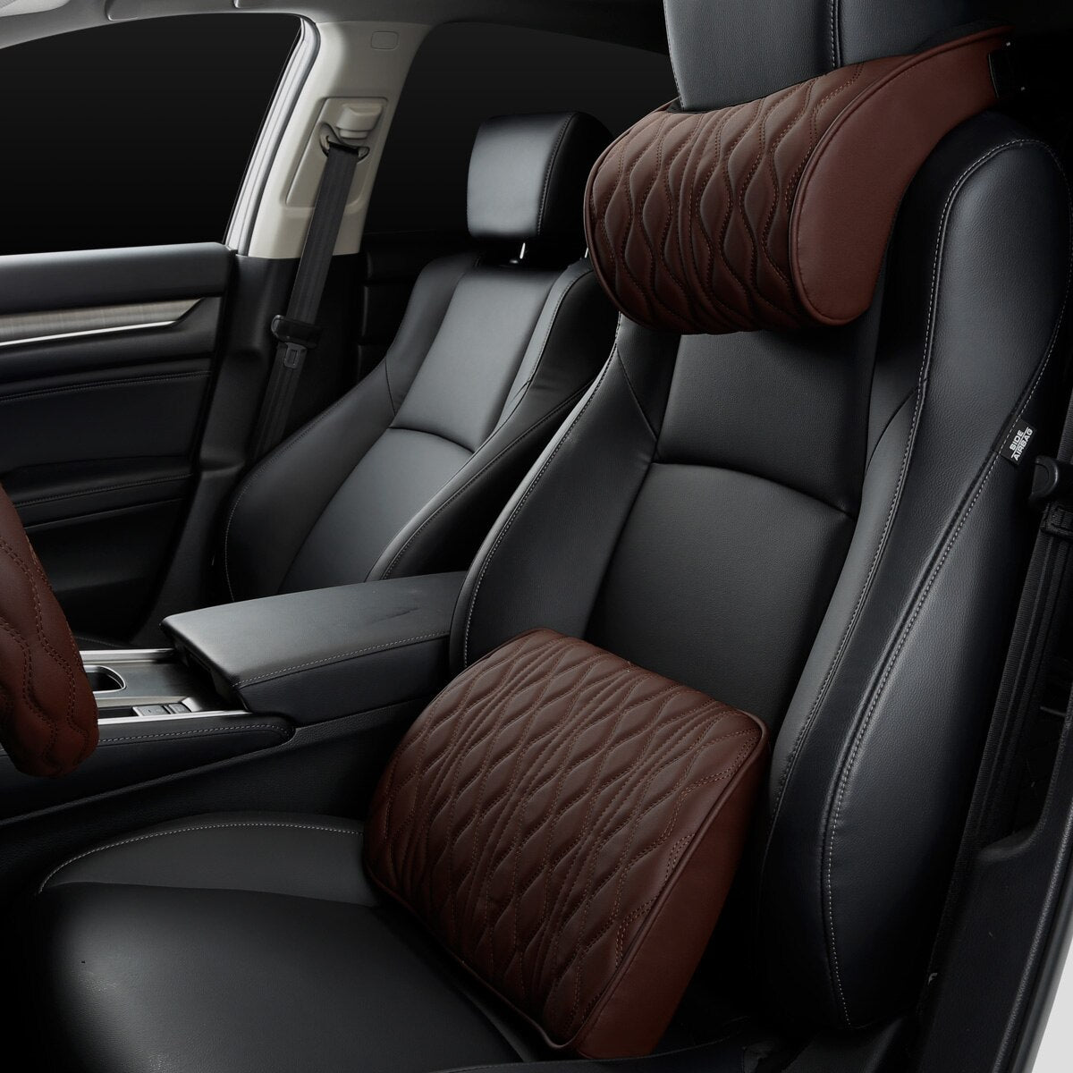 ShaFar Memory Foam Car Neck & Lumbar Support Set – Pain Relief & Comfort for Long Drives